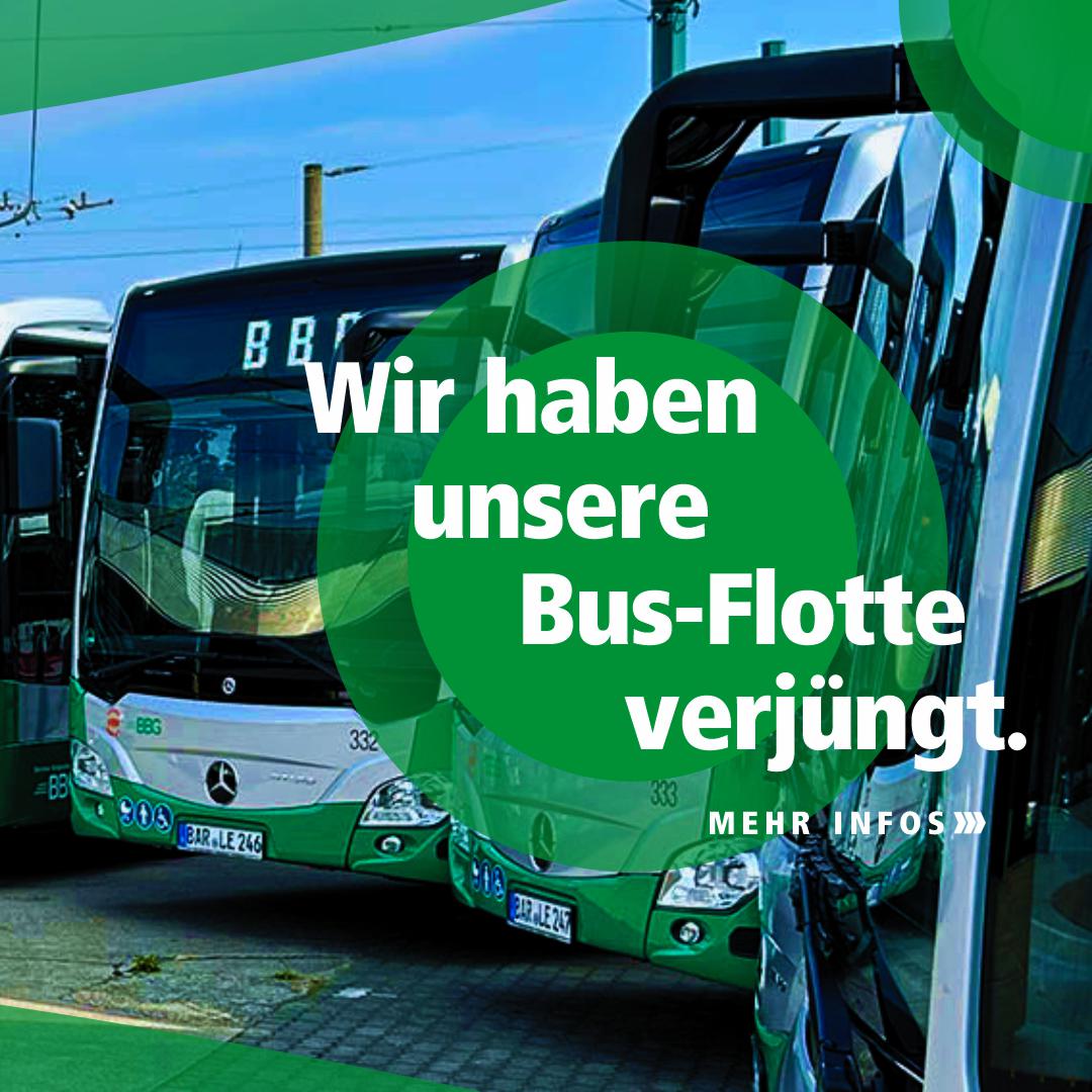 10 neue Busse in der Flotte der BBG