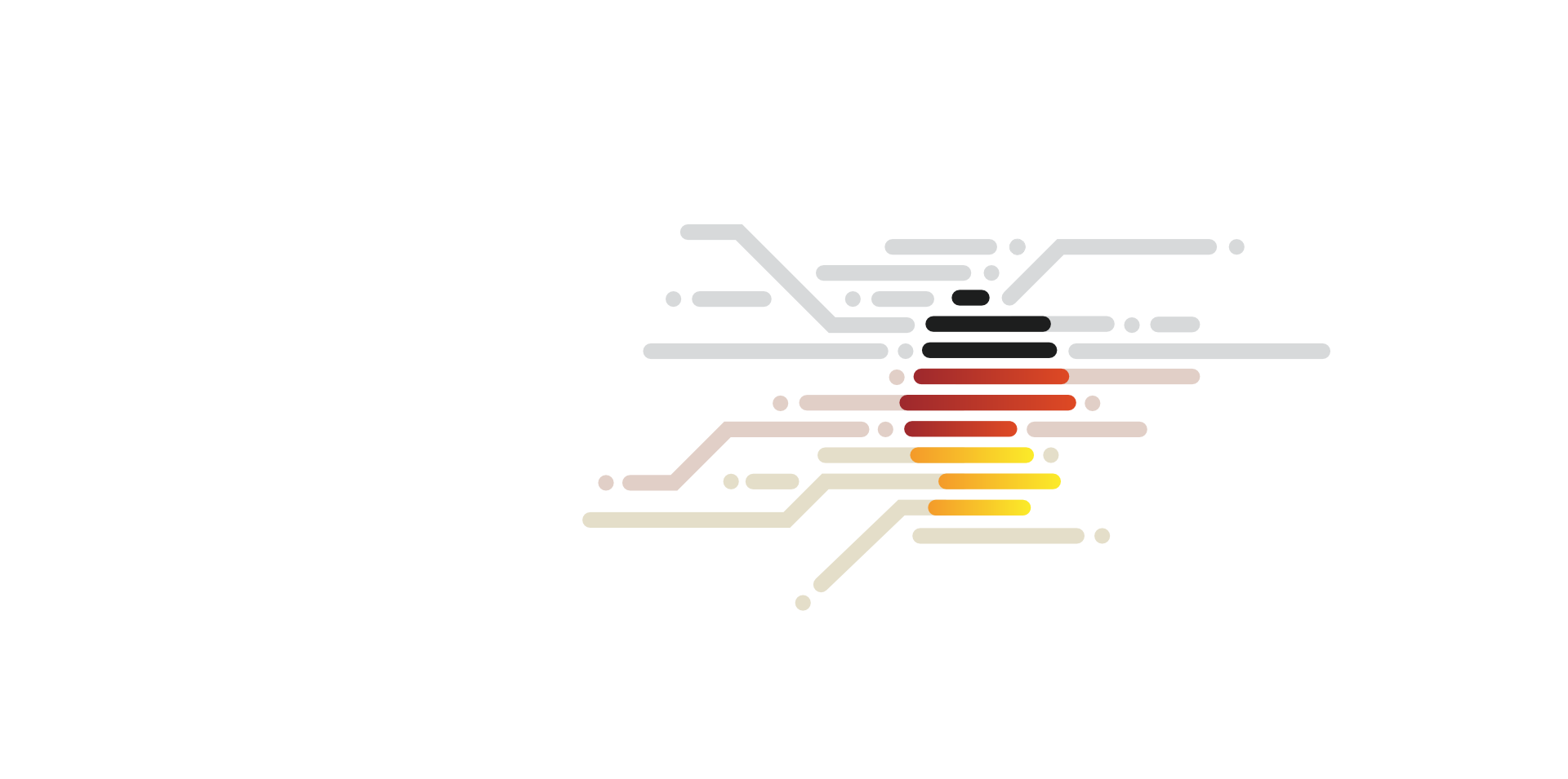Logo des Deutschlandtickets inklusive des Deutschland Liniennetzes